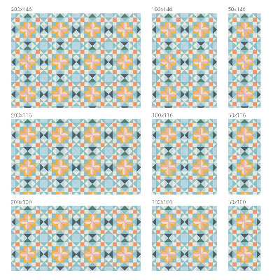 Fensterfolie mit Motiv Buntglas Farbenfrohe Geometrie