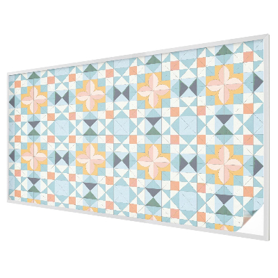 Fensterfolie mit Motiv Buntglas Farbenfrohe Geometrie
