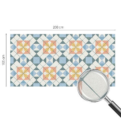 Fensterfolie Sichtschutz Farbenfrohe Symmetrie