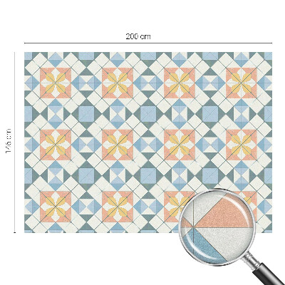 Fensterfolie Sichtschutz Farbenfrohe Symmetrie