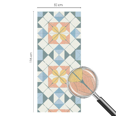 Fensterfolie Sichtschutz Farbenfrohe Symmetrie