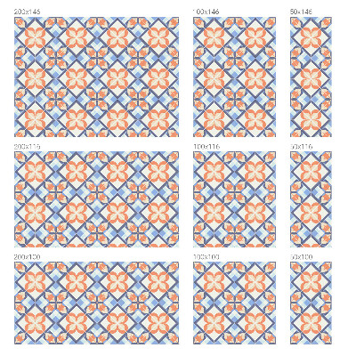 Toom Sichtschutzfolie Blumenmuster