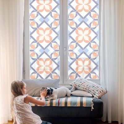 Toom Sichtschutzfolie Blumenmuster