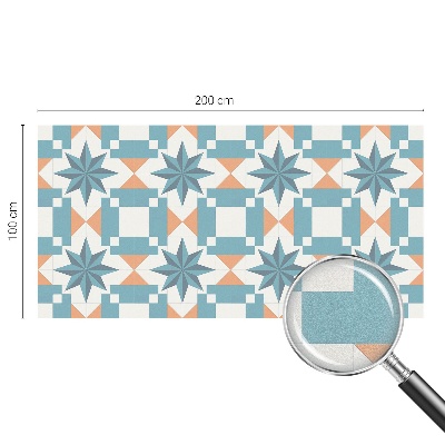 Milchglasfolie Fenster Buntglasoptik Blaue Sterne