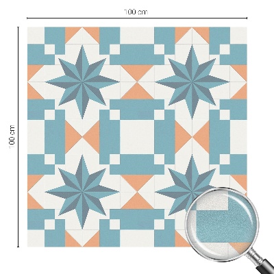 Milchglasfolie Fenster Buntglasoptik Blaue Sterne