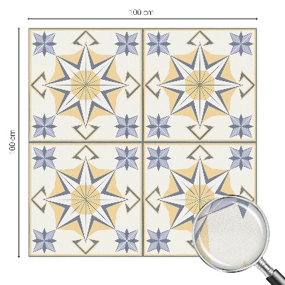 Milchglasfolie Fenster Buntglasoptik Geometrische Sterne