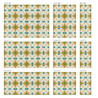 Fensterfolie Sichtschutz Geometrische Harmonie