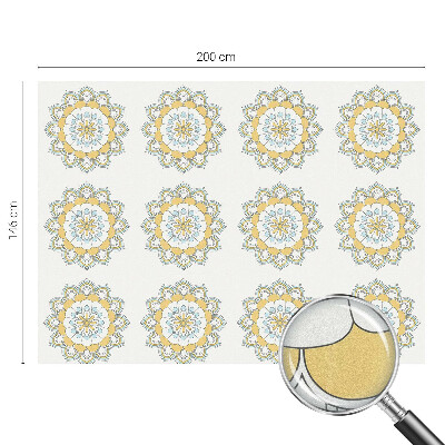 Fensterfolie Sichtschutz Bunte Mandalas