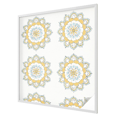 Fensterfolie Sichtschutz Bunte Mandalas