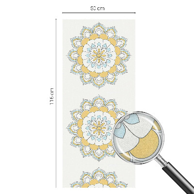Fensterfolie Sichtschutz Bunte Mandalas