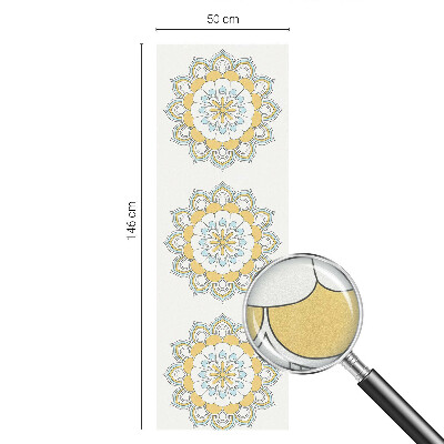 Fensterfolie Sichtschutz Bunte Mandalas