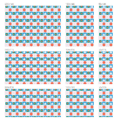 Toom Sichtschutzfolie Abstrakte Muster