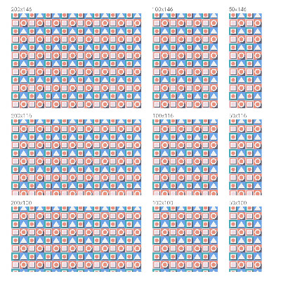 Sichtschutz Klebefolie für Fenster Geometrische Muster