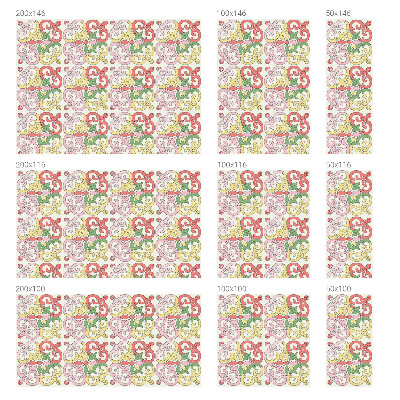 Fensterfolie mit Motiv Buntglas Blumenschmuck