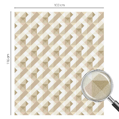 Toom Sichtschutzfolie Dreiecksmuster