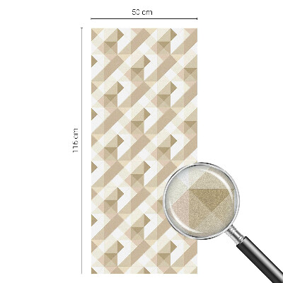 Toom Sichtschutzfolie Dreiecksmuster