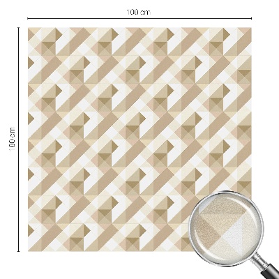 Toom Sichtschutzfolie Dreiecksmuster