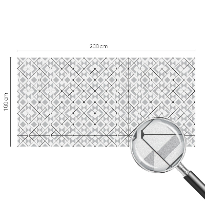 Fensterfolie mit Motiv Buntglas Geometrische Muster