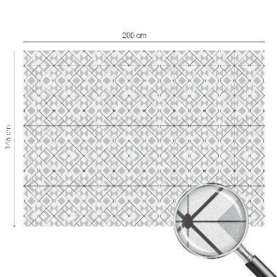 Fensterfolie mit Motiv Buntglas Geometrische Muster