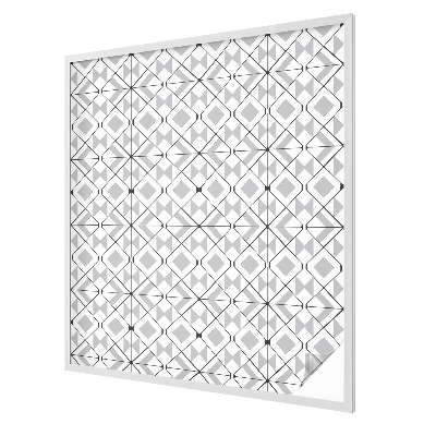 Fensterfolie mit Motiv Buntglas Geometrische Muster