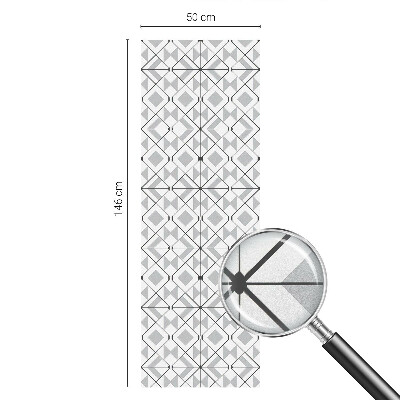 Fensterfolie mit Motiv Buntglas Geometrische Muster