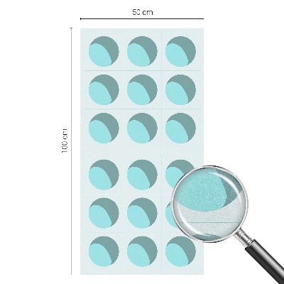 Milchglasfolie Fenster Buntglasoptik Moderne Räder