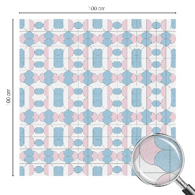 Toom Sichtschutzfolie Pastellmuster