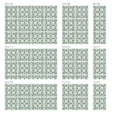Fensterfolie Sichtschutz Pflanzenornamente