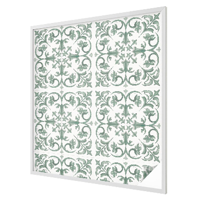 Fensterfolie Sichtschutz Pflanzenornamente