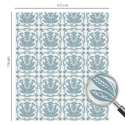 Sichtschutz Klebefolie für Fenster Blumenmuster