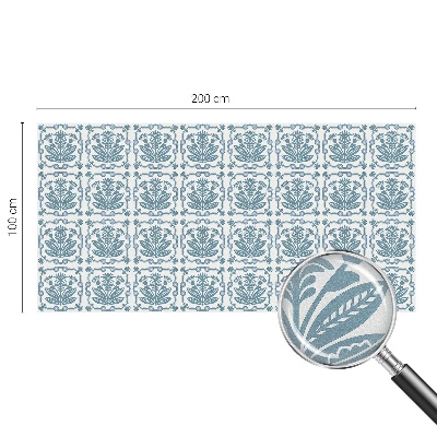 Sichtschutz Klebefolie für Fenster Blumenmuster