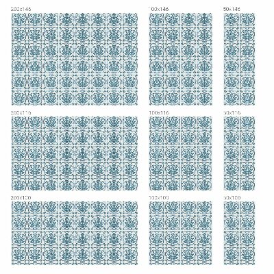 Sichtschutz Klebefolie für Fenster Blumenmuster