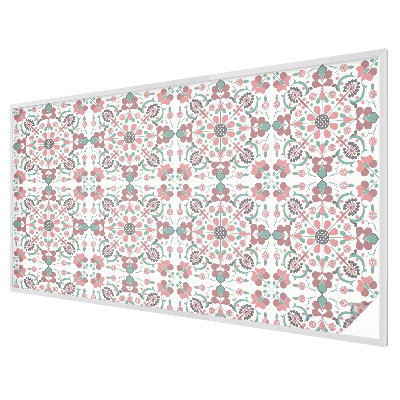 Fensterfolie mit Motiv Buntglas Florale Harmonie