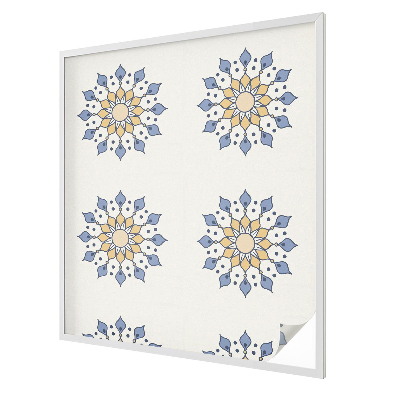 Milchglasfolie Fenster Buntglasoptik Dekorative Mandala