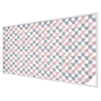 Fensterfolie mit Motiv Buntglas Pastellmuster