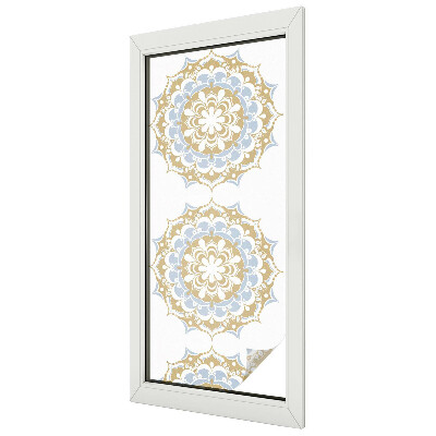 Fensterfolie Sichtschutz Boho-Mandalas