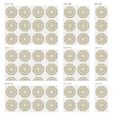 Fensterfolie Sichtschutz Boho-Mandalas