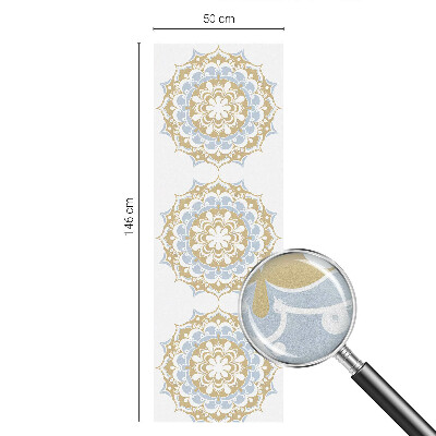 Fensterfolie Sichtschutz Boho-Mandalas