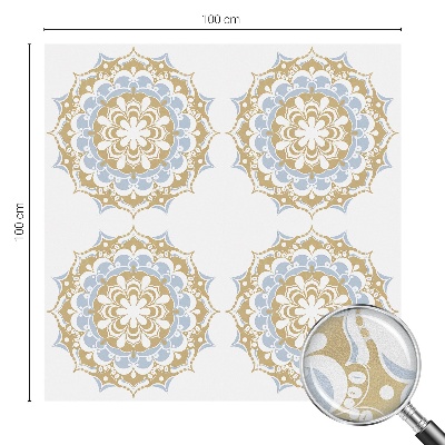 Fensterfolie Sichtschutz Boho-Mandalas