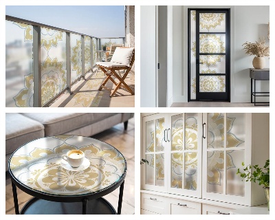 Toom Sichtschutzfolie Blumenmandala