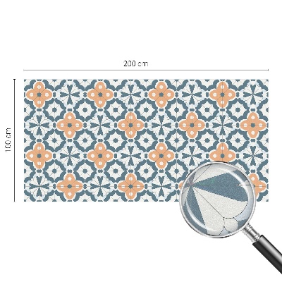 Milchglasfolie Fenster Buntglasoptik Mosaikblumen