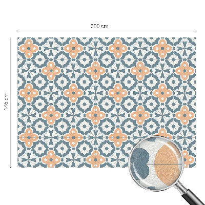 Milchglasfolie Fenster Buntglasoptik Mosaikblumen