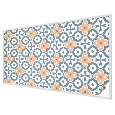 Milchglasfolie Fenster Buntglasoptik Mosaikblumen