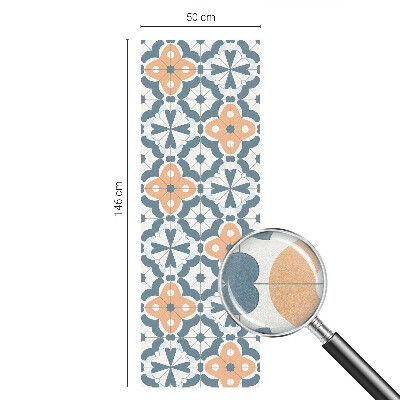 Milchglasfolie Fenster Buntglasoptik Mosaikblumen