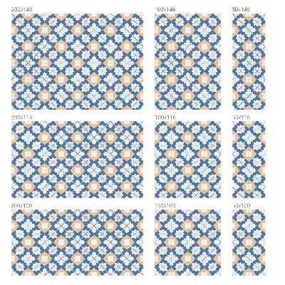 Fensterfolie Sichtschutz Symmetrische Muster
