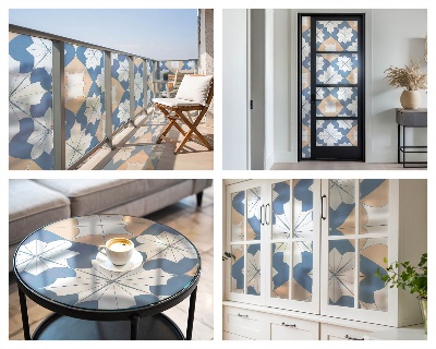 Fensterfolie Sichtschutz Symmetrische Muster