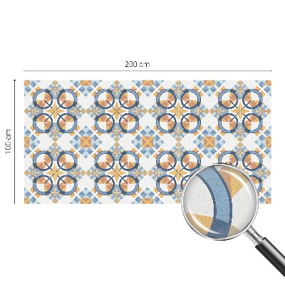 Milchglasfolie Fenster Buntglasoptik Geometrisches Muster