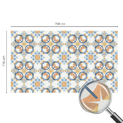 Milchglasfolie Fenster Buntglasoptik Geometrisches Muster