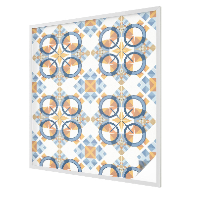 Milchglasfolie Fenster Buntglasoptik Geometrisches Muster