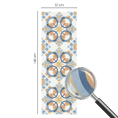 Milchglasfolie Fenster Buntglasoptik Geometrisches Muster